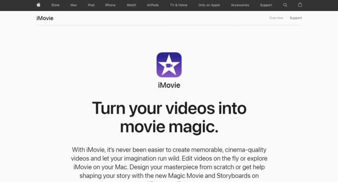 iMovie 