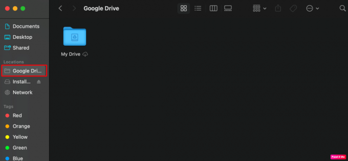 Cliquez sur google drive | comment synchroniser Google Drive sur Mac