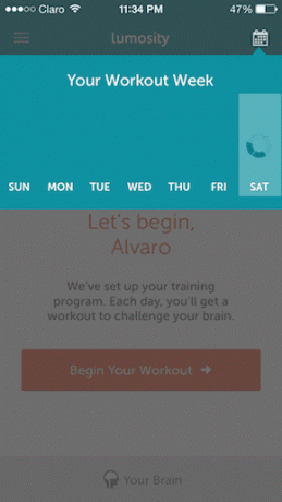 Lumosity Week Track