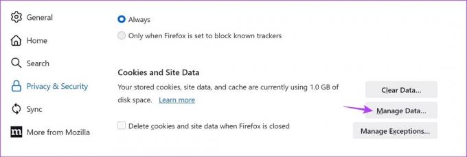 Керуйте даними сайту у Firefox