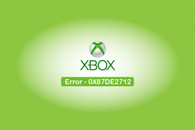 Fiks 0x87de2712 Xbox One-feil
