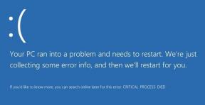 Fiks CRITICAL_PROCESS_DIED i Windows 10