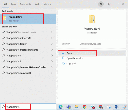 Atidarykite AppData Roaming aplanką. Pataisykite „Chrome“, neišsaugodami slaptažodžių sistemoje „Windows 10“.