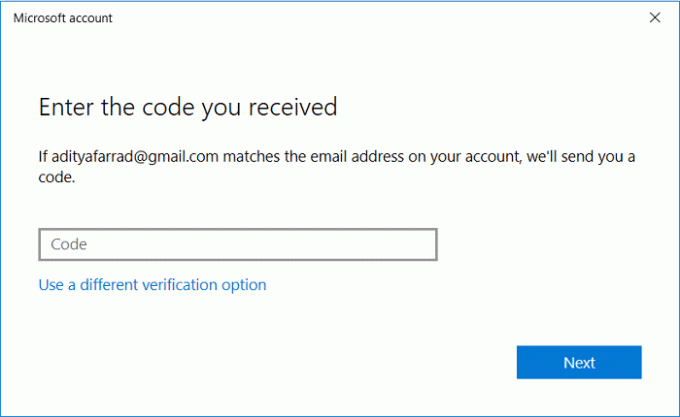 Du måste bekräfta din identitet med koden du får på telefon eller e-post