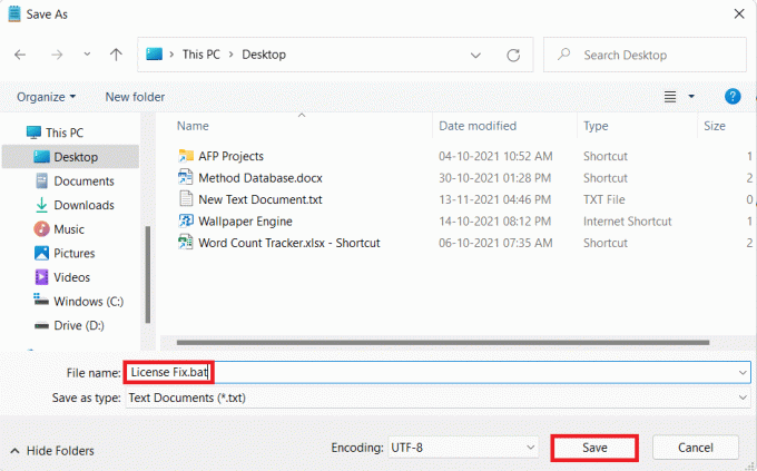 caseta de dialog Salvare ca. Cum să remediați aplicațiile care nu se pot deschide în Windows 11