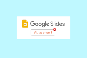 Διορθώστε το σφάλμα βίντεο 5 στις Παρουσιάσεις Google