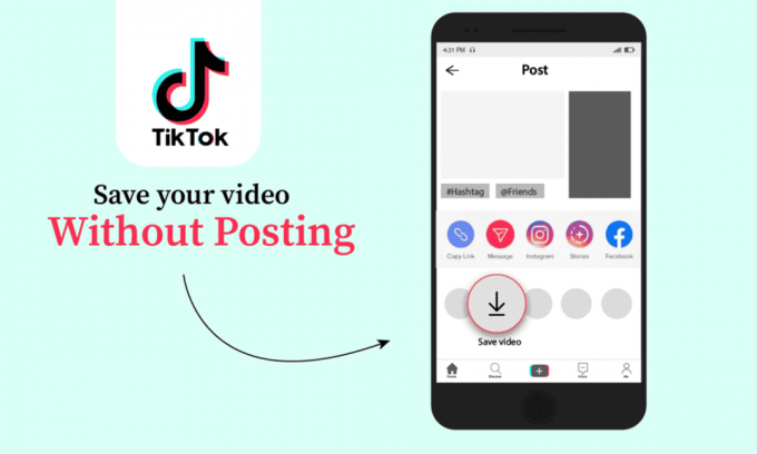 Hur du sparar din video på TikTok utan att posta