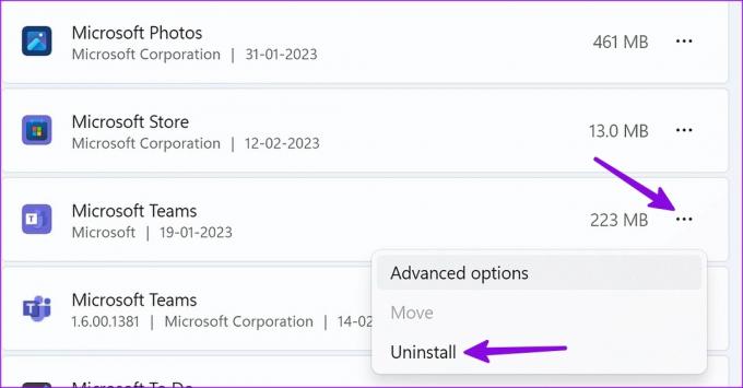 távolítsa el a Microsoft Teams programot Windowson