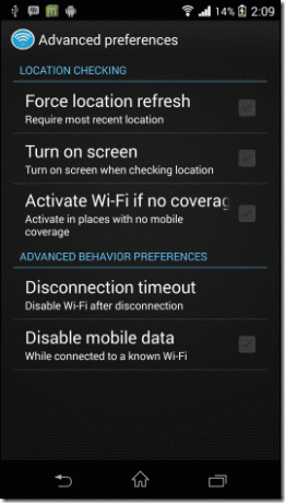 Wi Fi Matic Advance Preference
