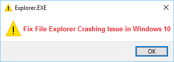 Åtgärda File Explorer-kraschproblem i Windows 10