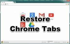 Vahelehtede taastamine ja vahelehtede rühmade salvestamine Google Chrome'is