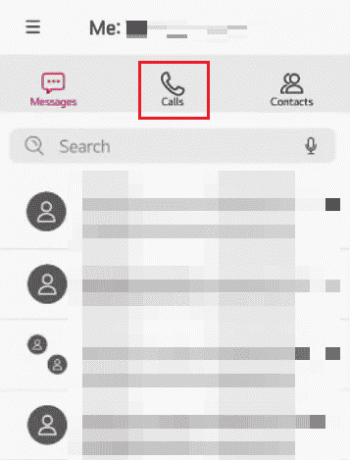 Tippen Sie im oberen Menü der App auf die Option Anrufe | T-Mobile unbegrenzte Daten | T-Mobile Browserverlauf löschen