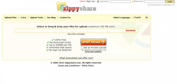 zippyshare. 20 parasta ilmaista online-tiedostonjako- ja tallennussivustoa