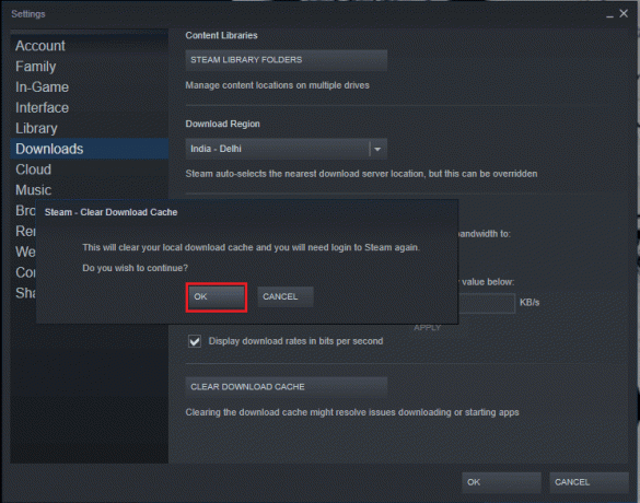 Κουμπί ΟΚ στην εφαρμογή Steam. Διορθώστε το No Steam User Steam Error στο Garry’s Mod