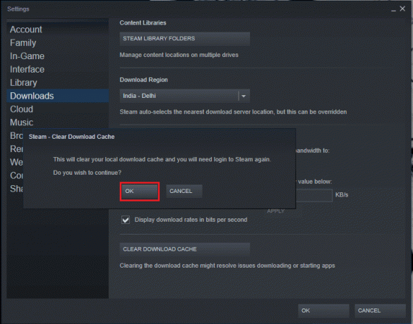 כפתור אישור באפליקציית Steam. תקן ללא שגיאת Steam של משתמש Steam במוד של גארי