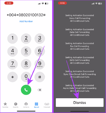 „iPhone“ nustatykite „Carrier Voicemail“.