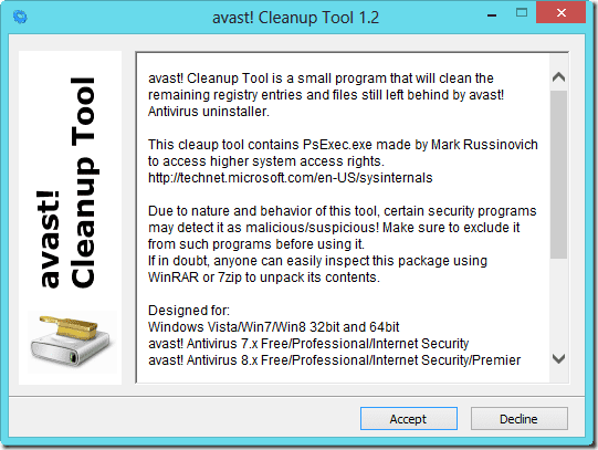 Avast Cleanup-Tool