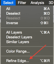 Photoshop Refine Edge