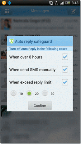 Idź na SMS-y na Androida 7