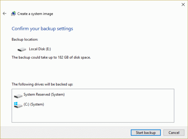 Cree una copia de seguridad completa de su Windows 10 (imagen del sistema)
