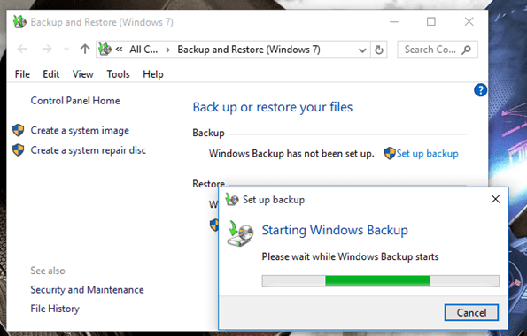 Резервне копіювання Windows 3