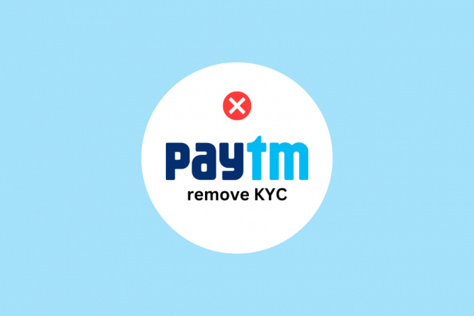 Comment supprimer KYC du compte Paytm