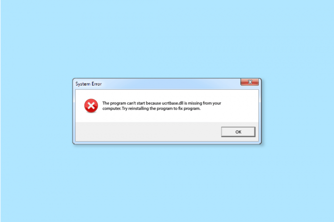 Åtgärda Ucrtbase.dll-felet hittades inte i Windows 10