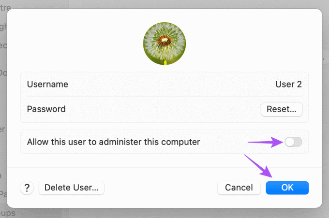 permitir que este usuario administre esta computadora mac