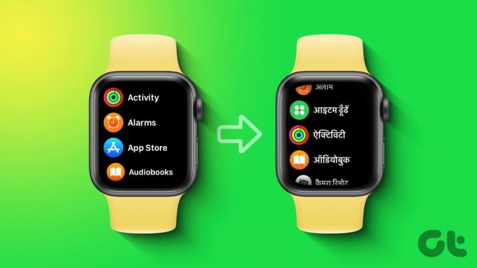 Skift sprog på Apple Watch