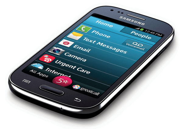 Greatcall Touch3 Jitterbug Телефон Samsung 5Star