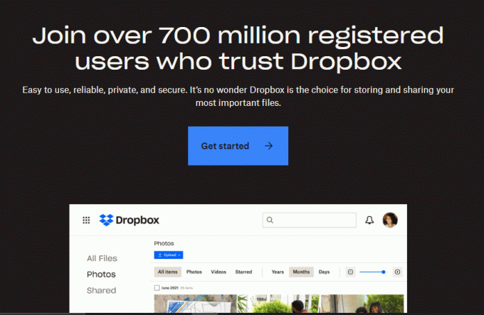 DropBox. 20 parasta ilmaista online-tiedostonjako- ja tallennussivustoa