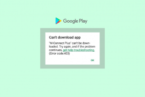 Parandage Google Play poe tõrkekood 403