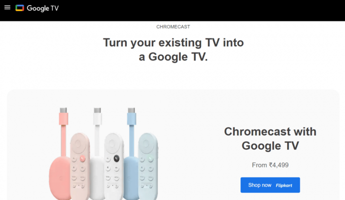 Chromecast s Google TV-om