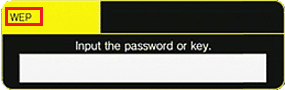 Zugangspunkt sicher Passwort eingeben WEP WAP WPA