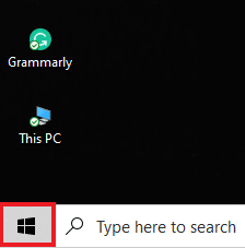 Faceți clic pe pictograma Windows
