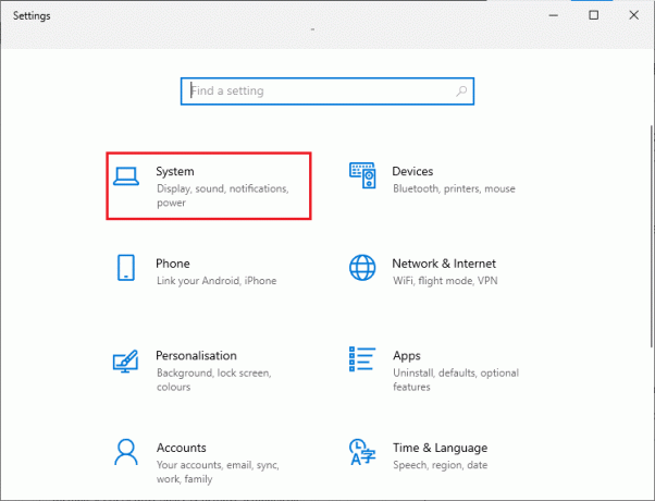 Configuración del sistema abierto