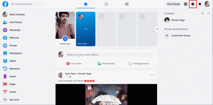 คลิกที่ไอคอนแชท | บล็อกใครบางคนใน Messenger โดยที่พวกเขาไม่รู้ | โหมดหายไปใน Messenger