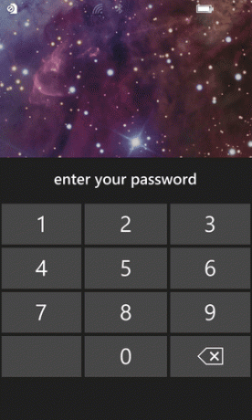 Sperrbildschirm-Passwort