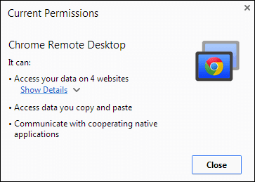 Chrome Apps Extensions Developer Tool Remote Desktop