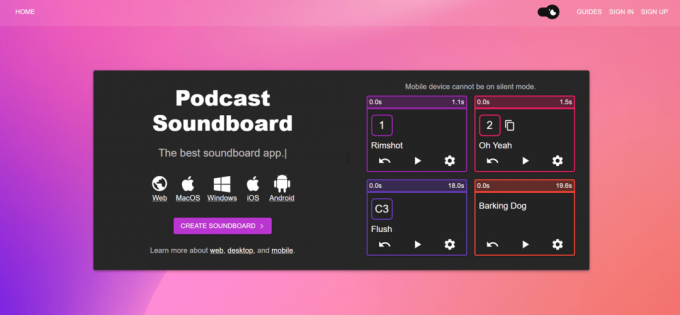 Podcast-Soundboard