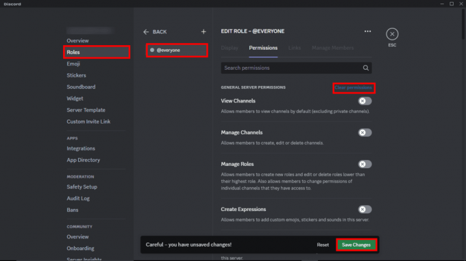 Κάντε κλικ στο Save Changes. 