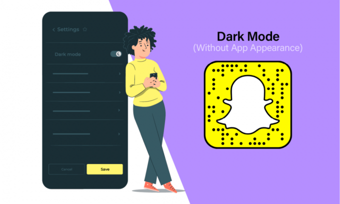 როგორ მივიღოთ მუქი რეჟიმი Snapchat-ზე აპის გარეგნობის გარეშე