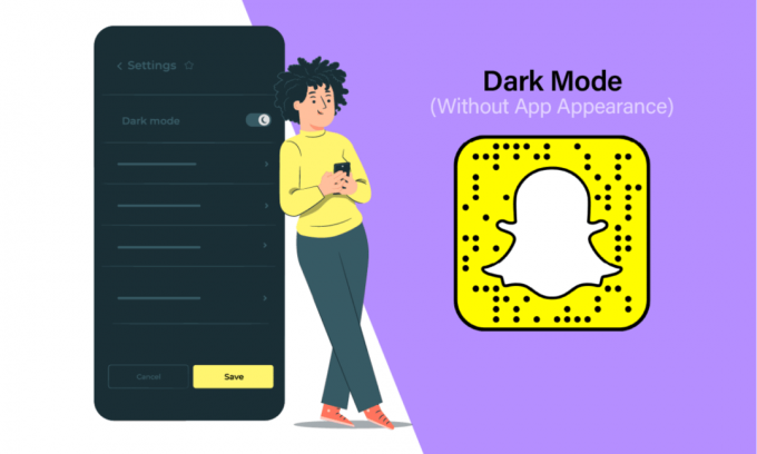 アプリの外観なしでSnapchatでダークモードを取得する方法