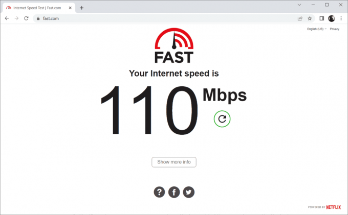 Hastighetstest för att kontrollera internethastigheten