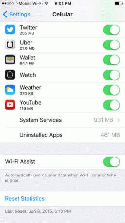 การตั้งค่าตัวช่วย Wi Fi ของ iOS 9 2