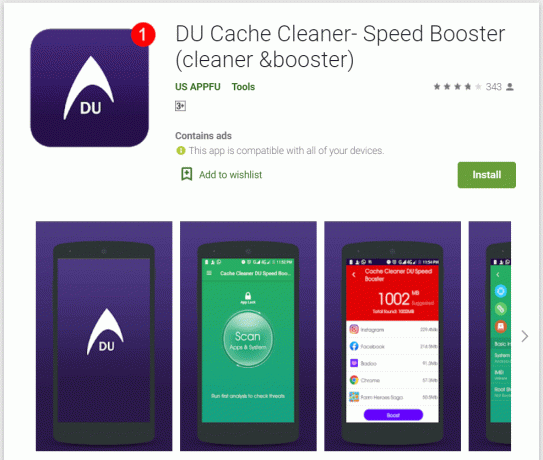 Cache Cleaner – DU Speed ​​Booster (Booster und Cleaner)