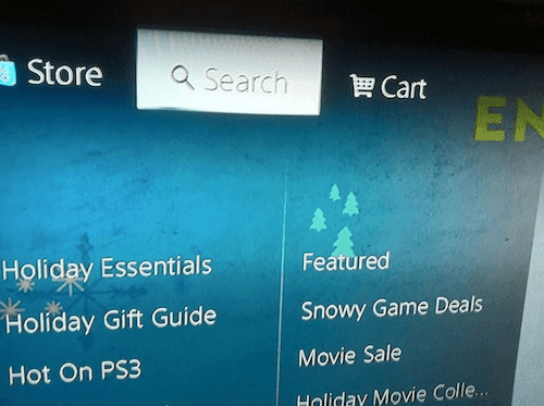 نظام PS3 Psn Search