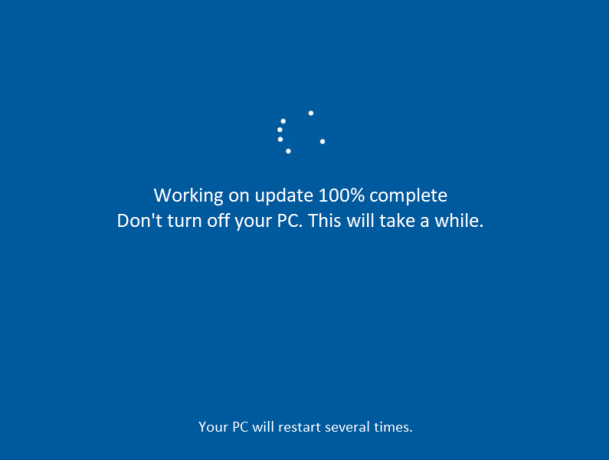 Fix Arbejder på opdateringer 100 % fuldført Sluk ikke for din computer