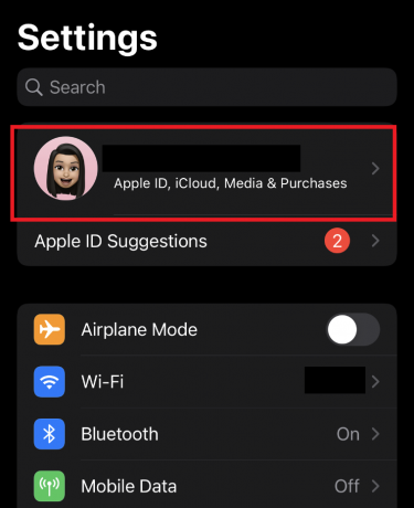Apple ID | をタップします。 Care.com アカウントを削除する方法