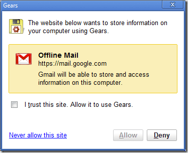 Acessar o gmail offline4